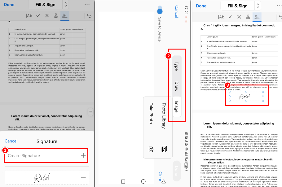 Memasukkan Tanda Tangan di PDF pada Android dengan PDFgear