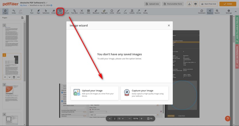 Ajouter l'image de remplacement
