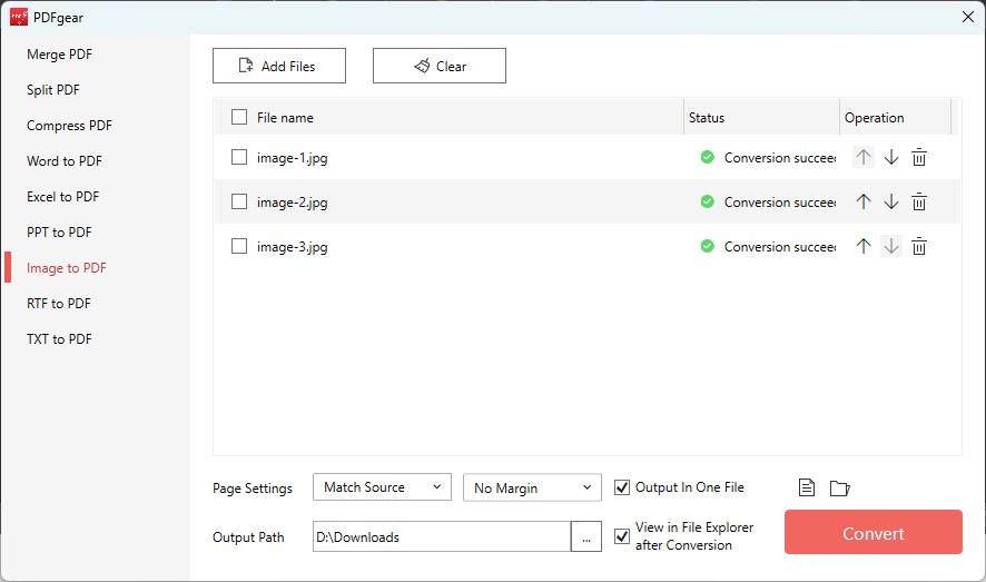 Add JPG Images to the Converter