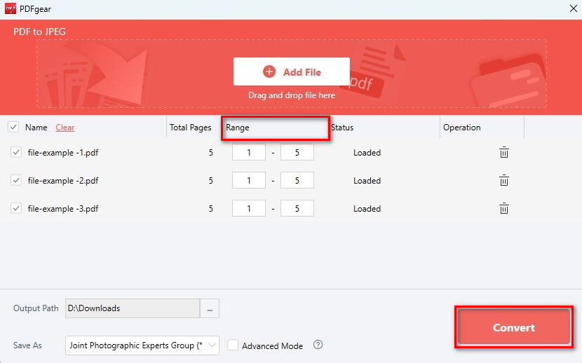 Batch Convert PDF to JPG on Windows