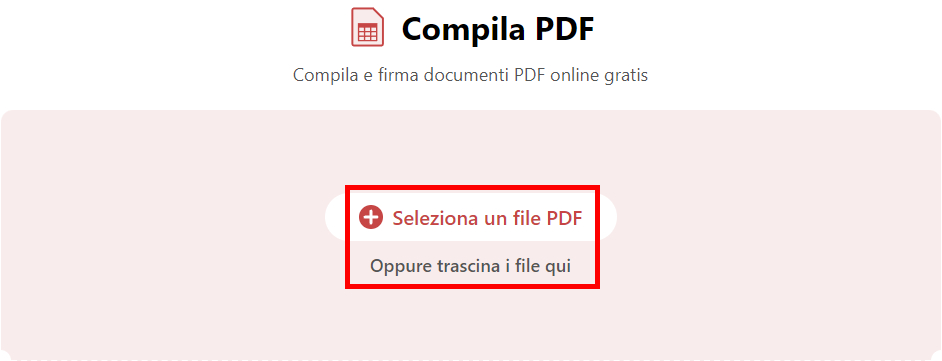 Carica un Modulo PDF su PDFgear