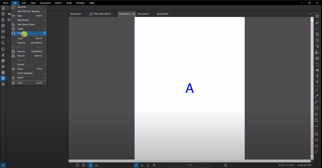 Click on Combine Option