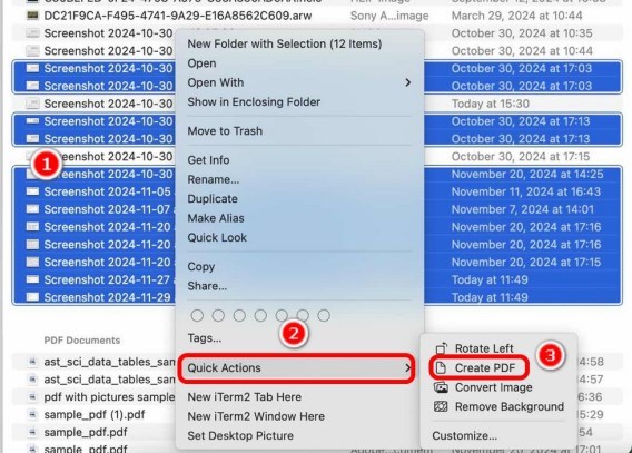 Create a PDF from Images