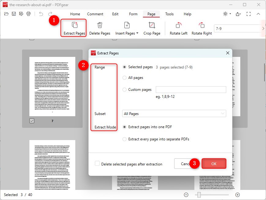 Customize the Detailed Settings