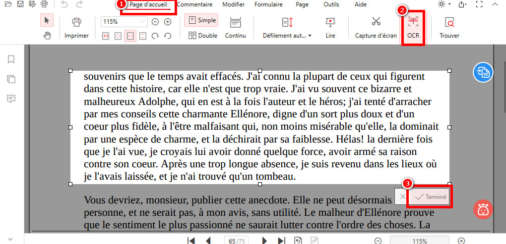 Réaliser l'OCR sur un PDF scanné