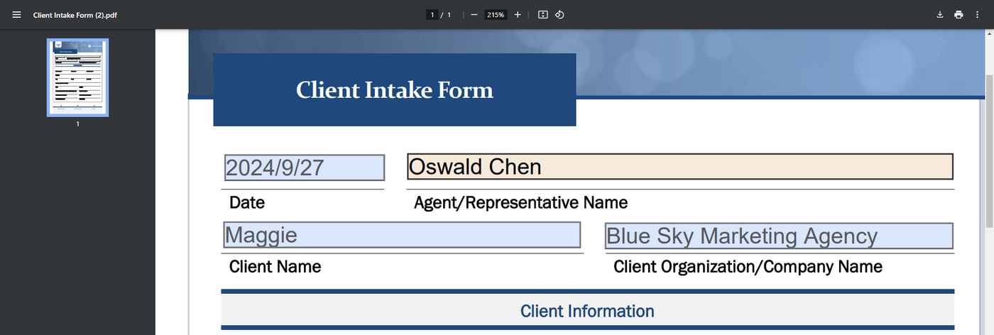 Fillable PDF Created!