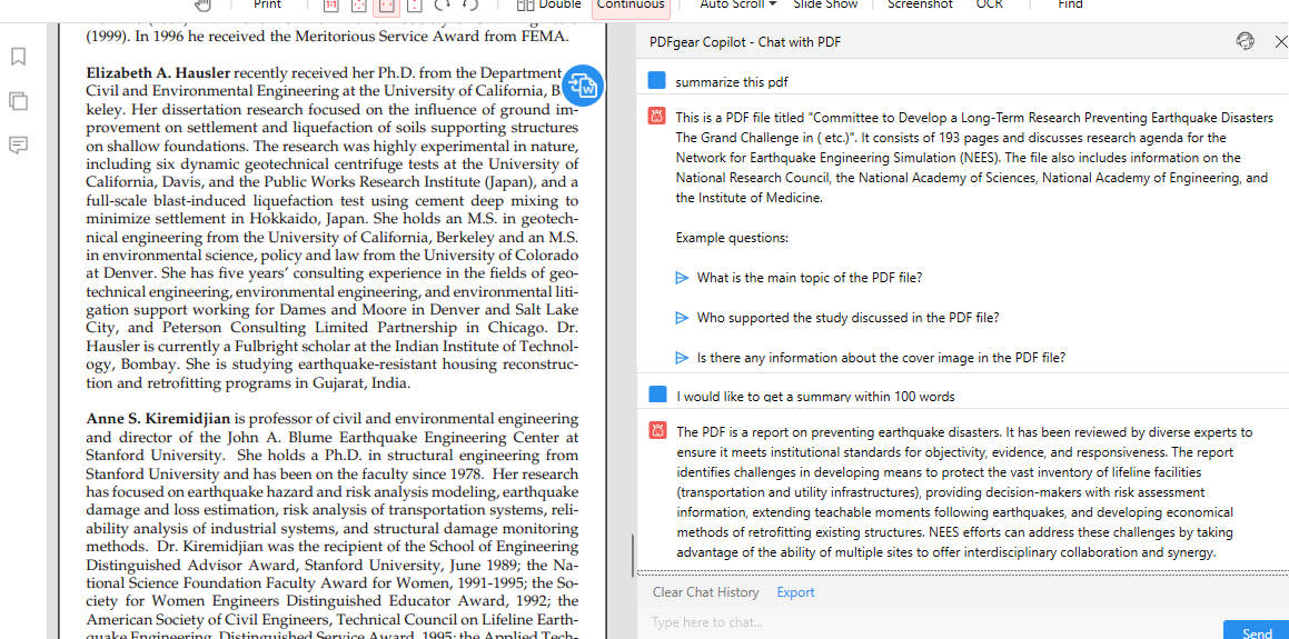 Further Check for the Summary