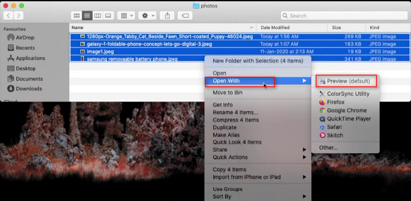 Gestisci Tutti i JPEG