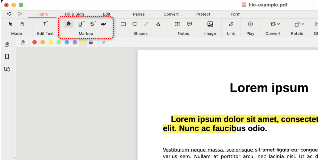 Markup PDF