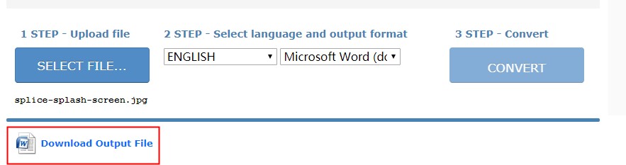Download the OCR Document