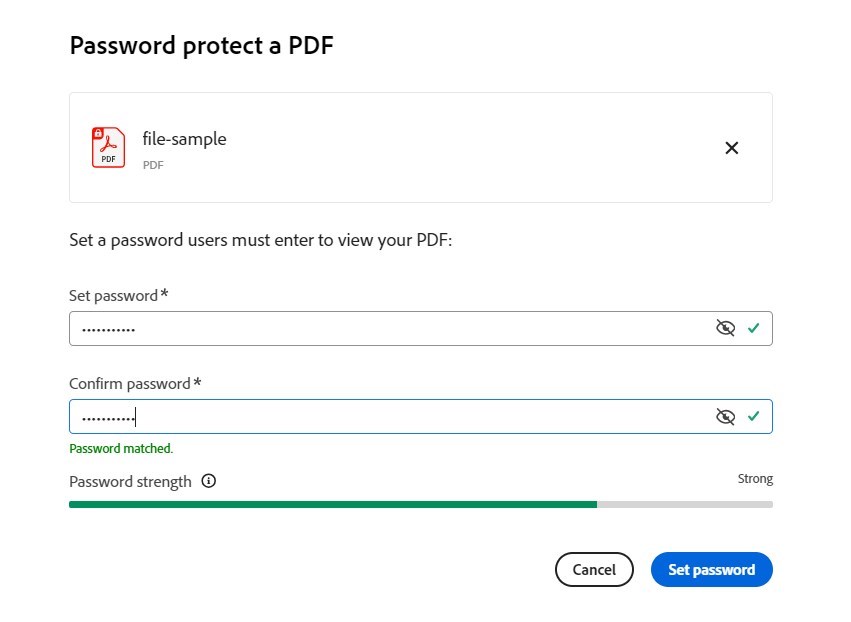 Password Protect a PDF Online