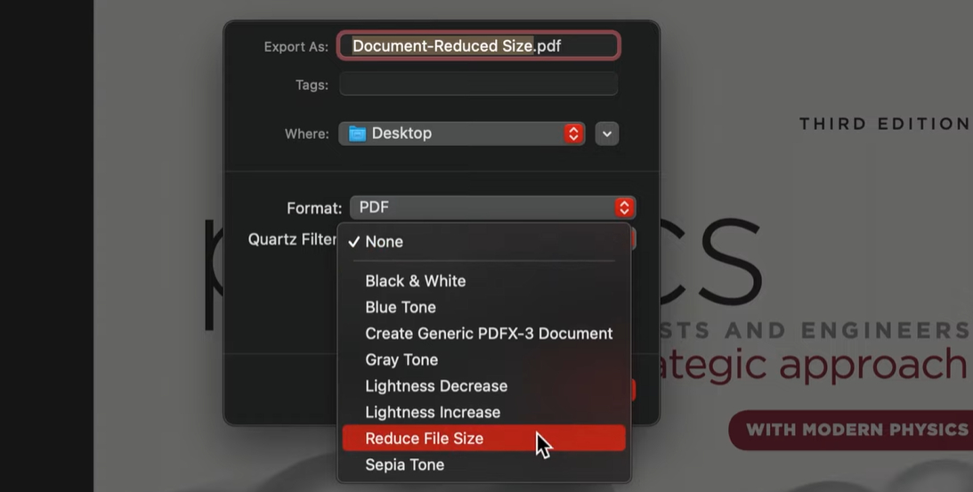 Reduce PDF File Size