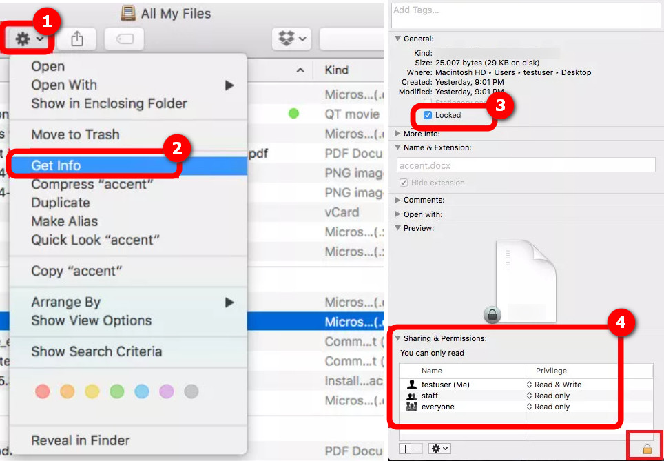 Set the PDF to Read-Only on Mac