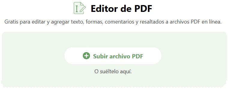 Herramienta de Firma en Línea de PDFgear