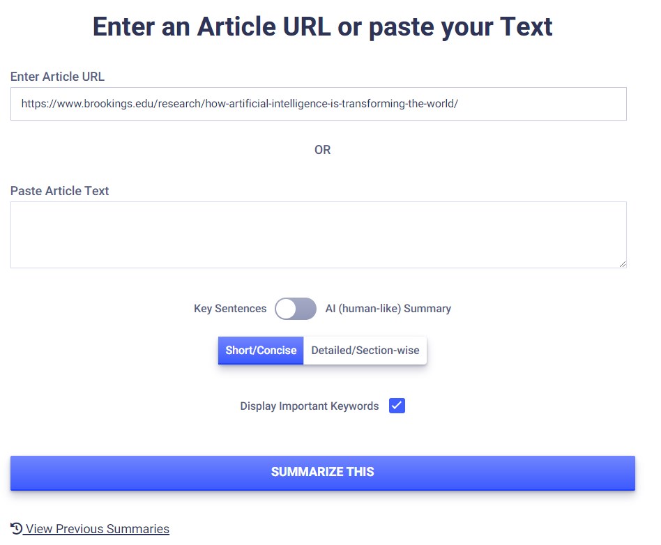 Summarize a Research Paper with TLDR This