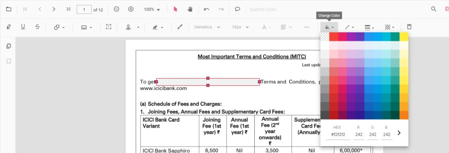 Sembunyikan Teks dari PDF