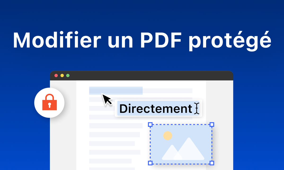 Comment modifier un PDF protégé