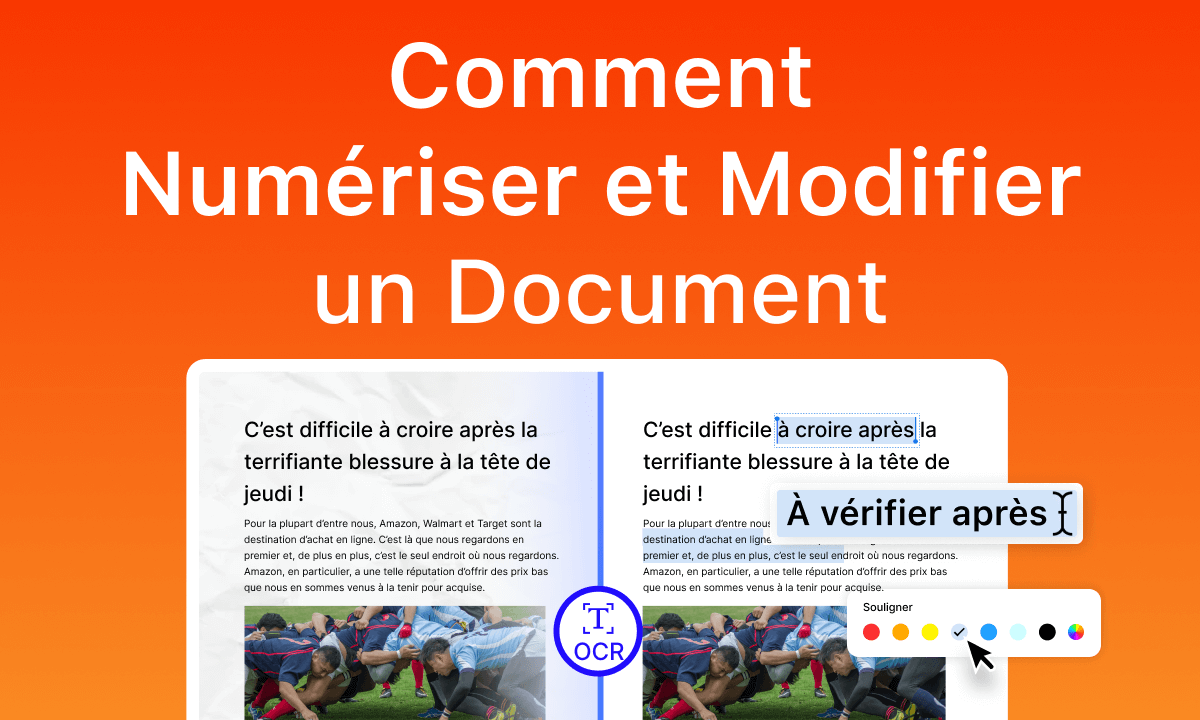 Comment numériser et modifier un document gratuitement