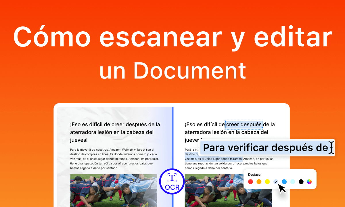 Cómo escanear y editar un documento gratis