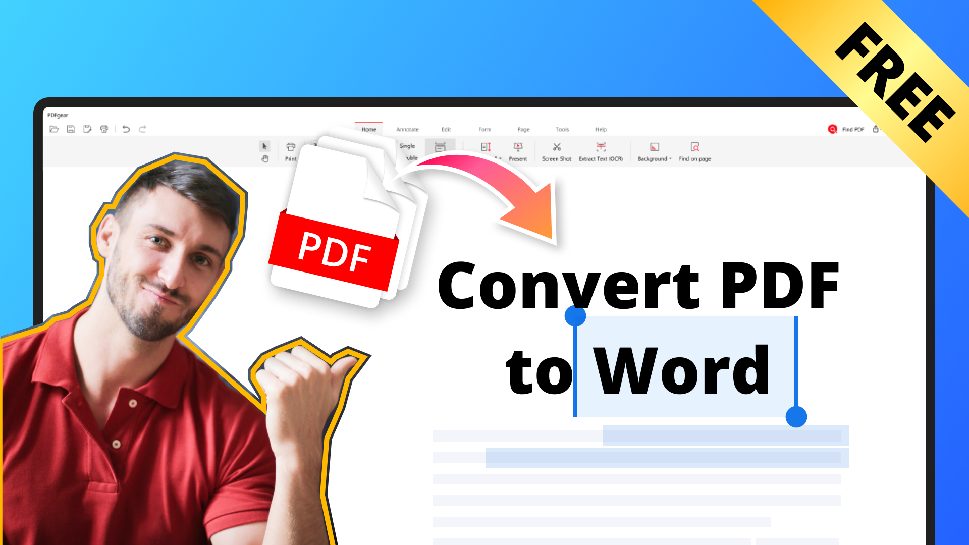 How to Convert PDF to Word on Windows