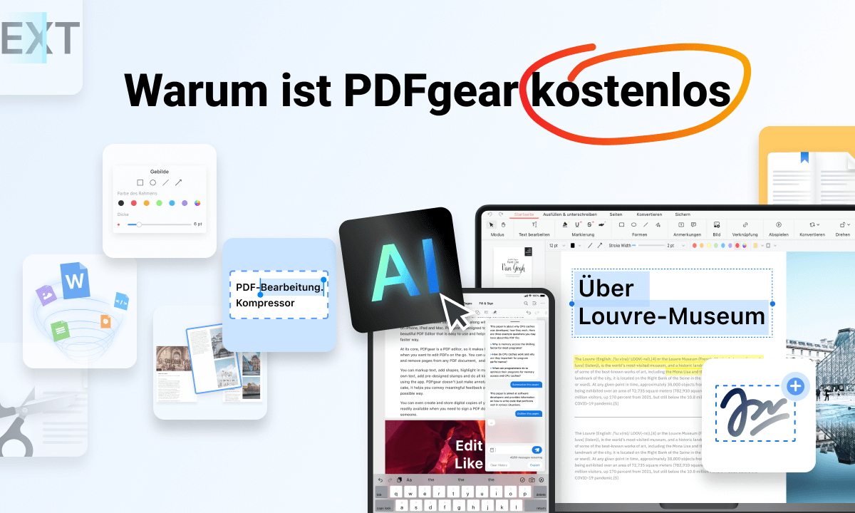 Ist PDFgear kostenlos