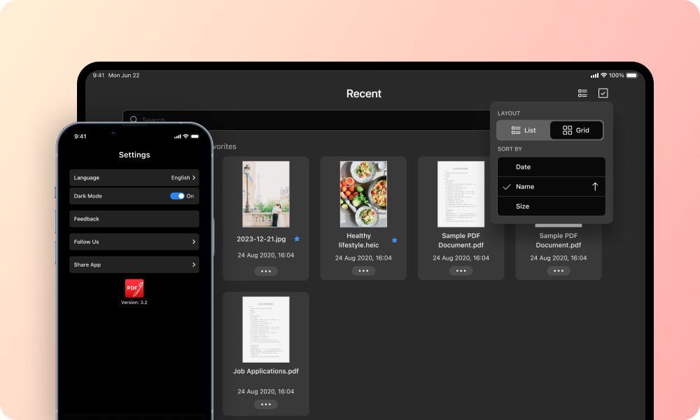 Free PDF Eidtor for iPhone