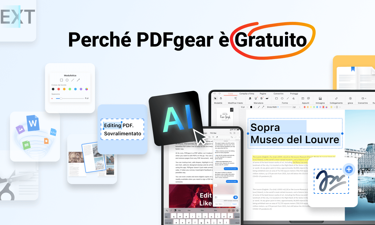 PDFgear è Gratuito