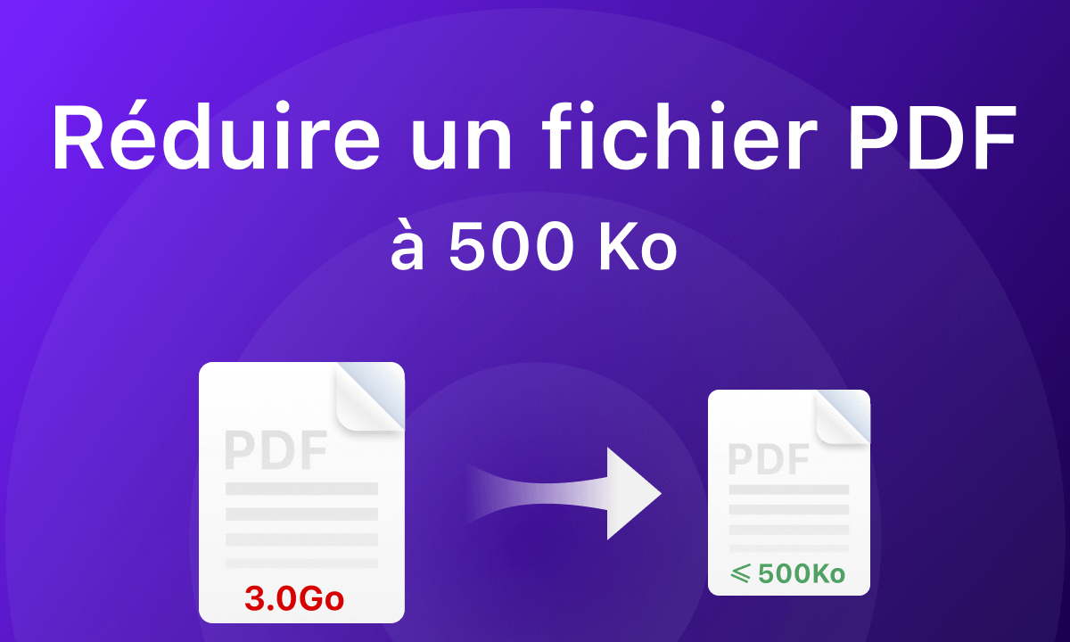 Comment compresser un PDF à moins de 500 Ko
