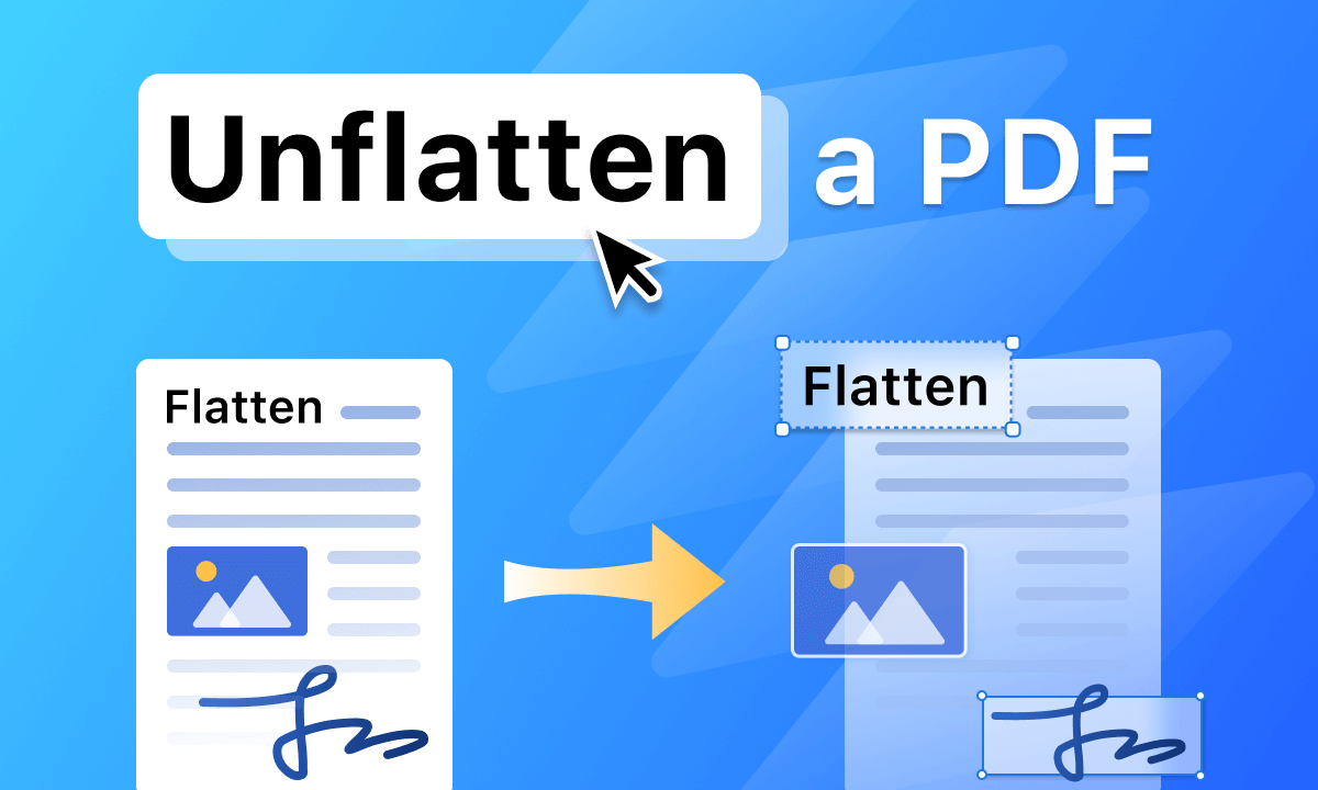 How to Actually Unflatten PDF Documents
